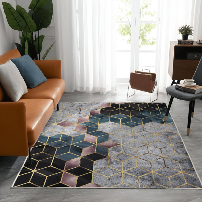 Conceptum Alfombra de Pasillo Hmnt774 Multicolor 100x150 cm Conceptum Alfombra de Pasillo Hmnt774 Multicolor 100x150 cm